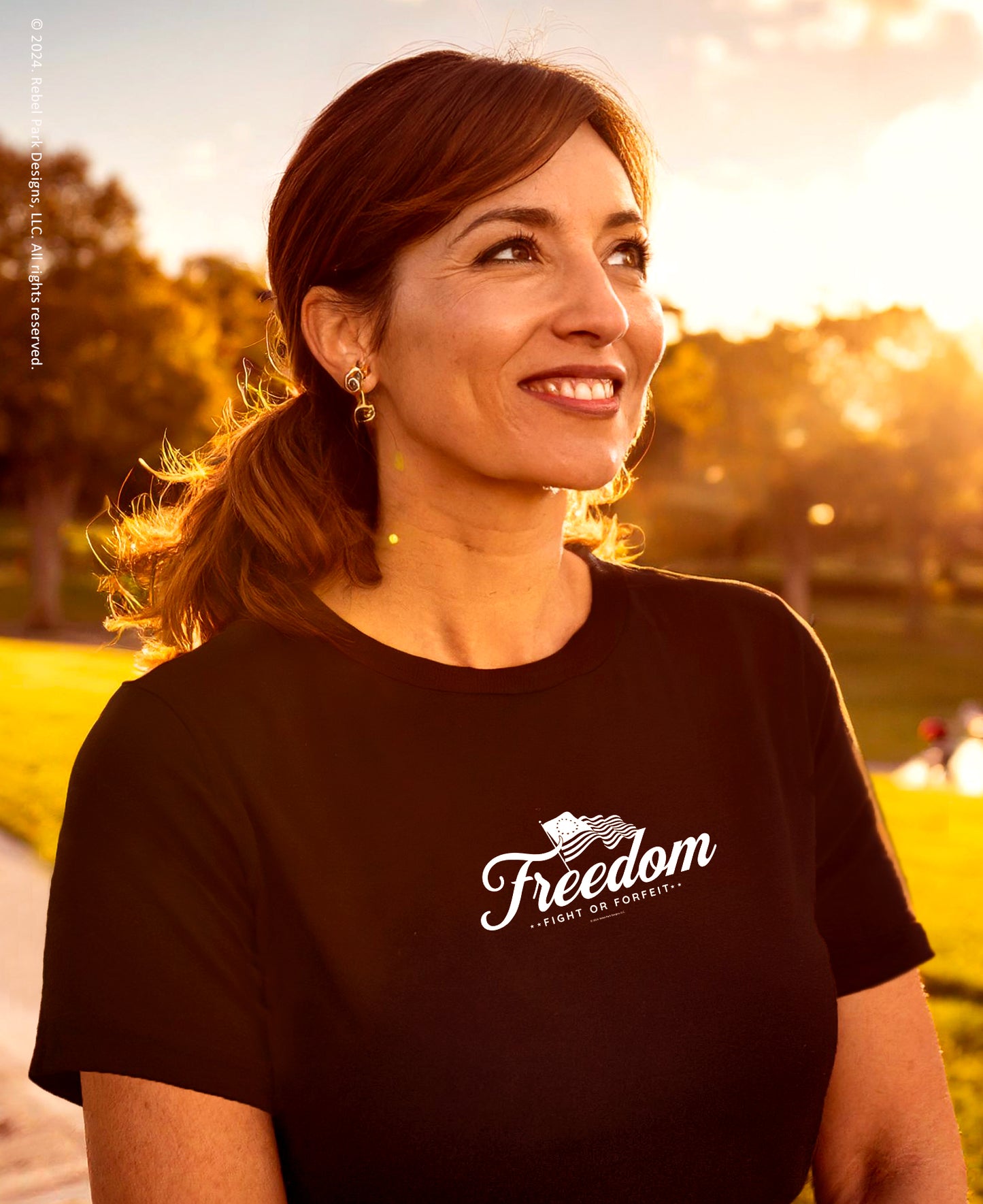 Women's Conservative Graphic T-Shirts - Patriotic T-Shirts for Women – Trump T-Shirts - American Pride Apparel - Freedom Tee.