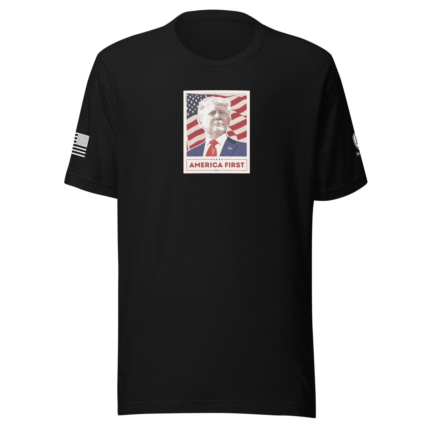 Men's Conservative Graphic T-Shirts - Patriotic T-Shirts for Men – Trump T-Shirts - American Flag shirts - Trump - America First.