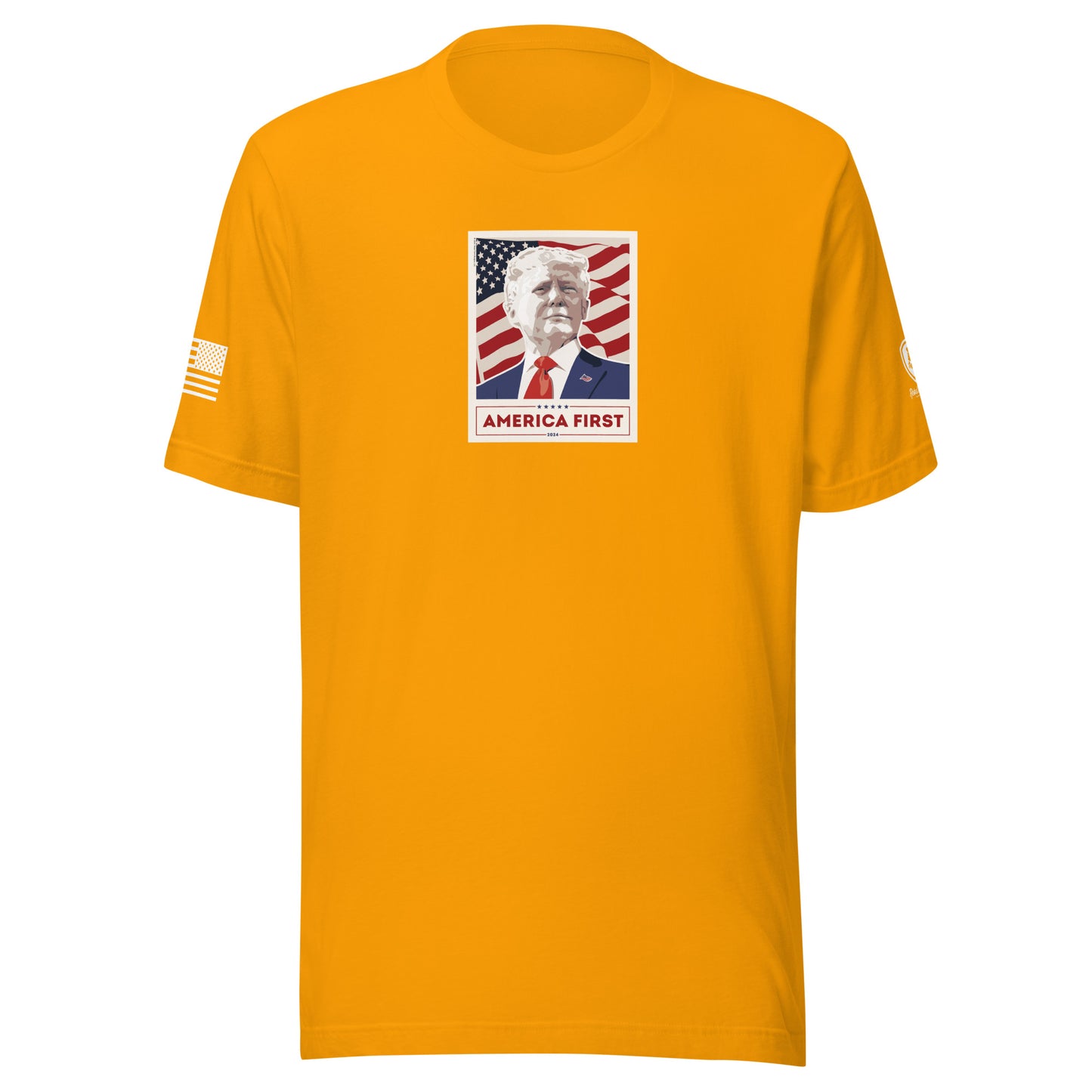 Men's Conservative Graphic T-Shirts - Patriotic T-Shirts for Men – Trump T-Shirts - American Flag shirts - Trump - America First.