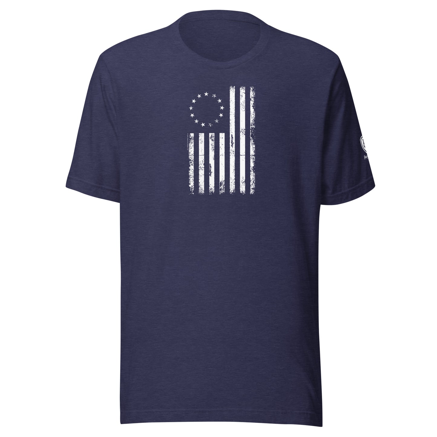 Men's Conservative Graphic T-Shirts - Patriotic Trump T-Shirts for Men - American Flag Shirts - Betsy Ross Flag Tee.