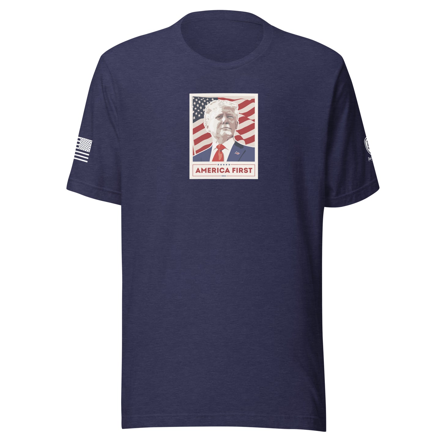 Men's Conservative Graphic T-Shirts - Patriotic T-Shirts for Men – Trump T-Shirts - American Flag shirts - Trump - America First.