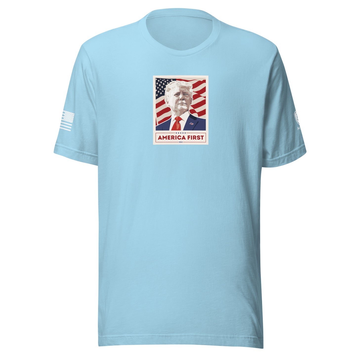 Men's Conservative Graphic T-Shirts - Patriotic T-Shirts for Men – Trump T-Shirts - American Flag shirts - Trump - America First.