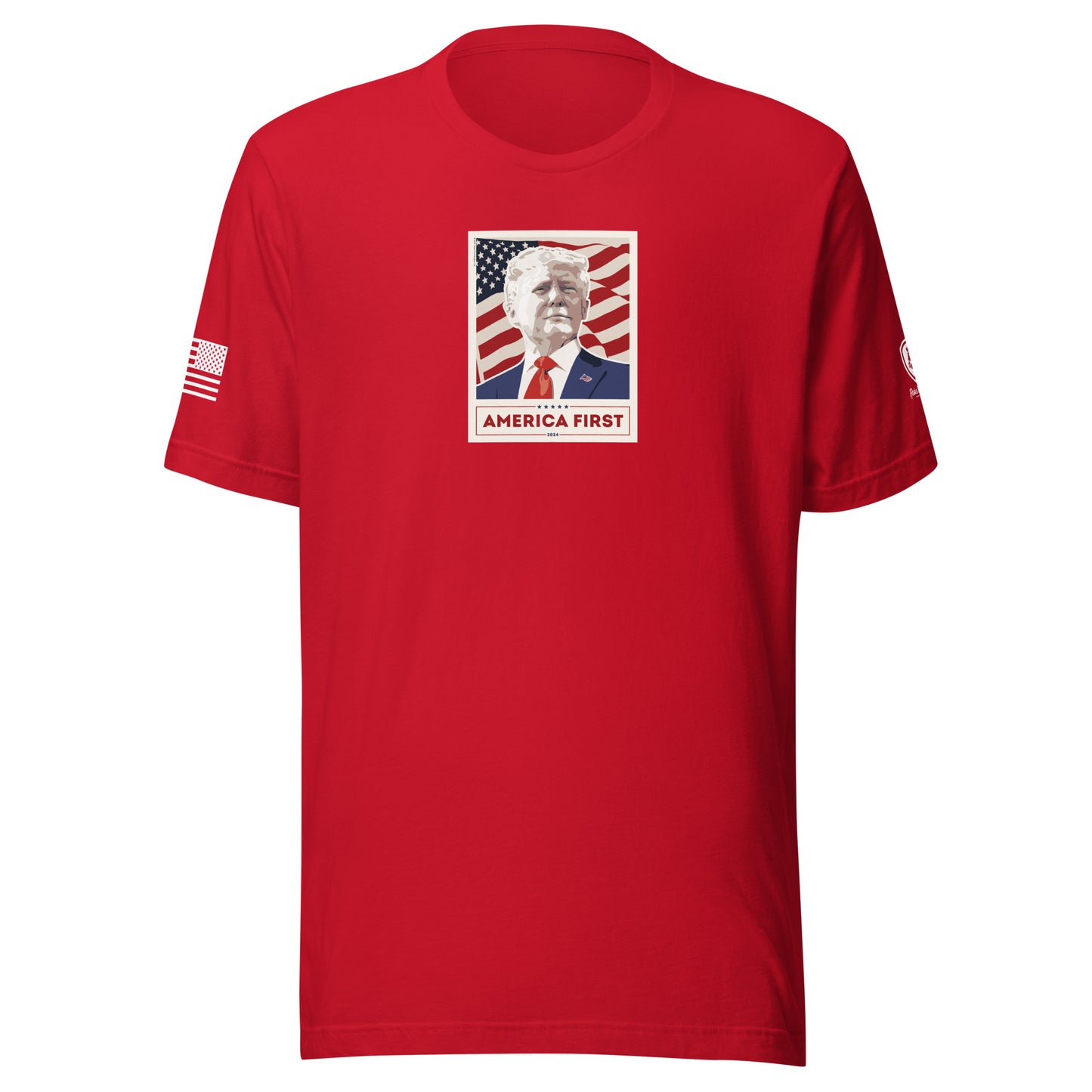 Men's Conservative Graphic T-Shirts - Patriotic T-Shirts for Men – Trump T-Shirts - American Flag shirts - Trump - America First.