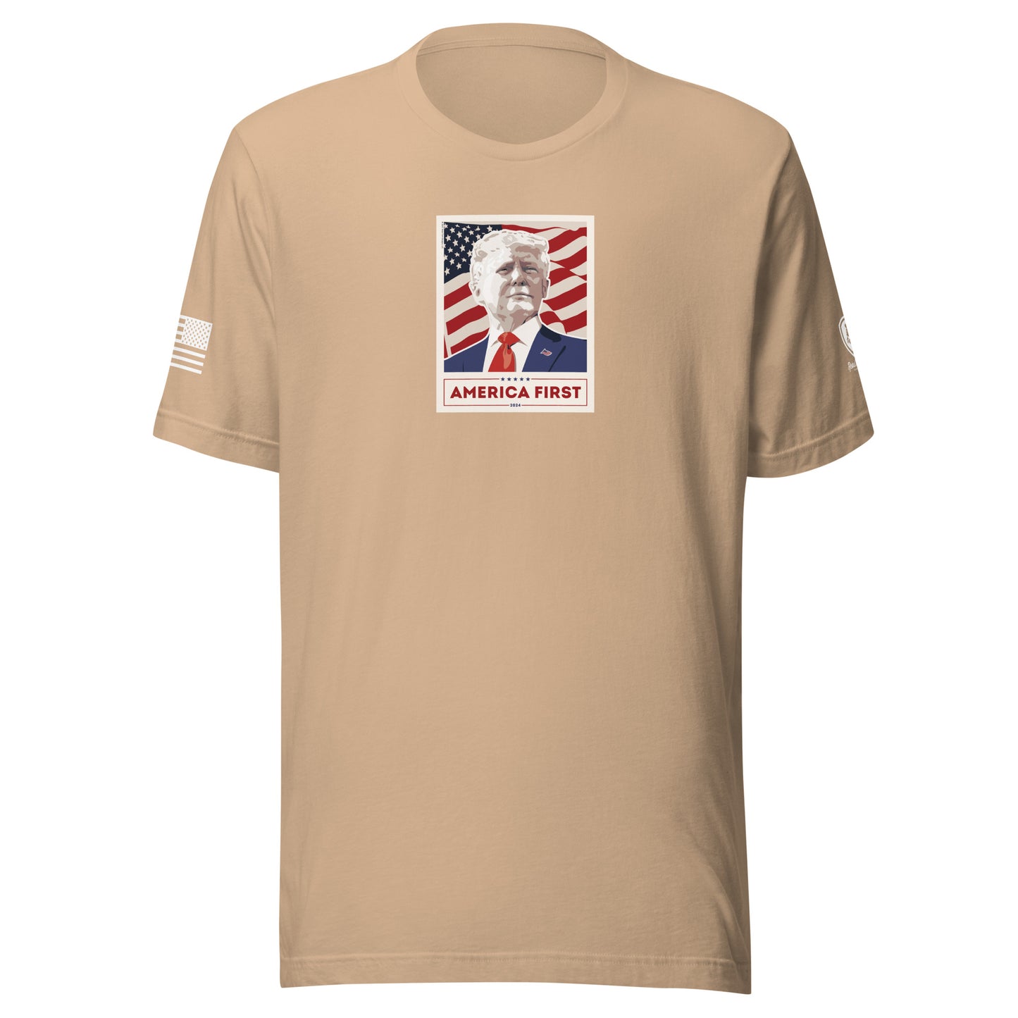 Men's Conservative Graphic T-Shirts - Patriotic T-Shirts for Men – Trump T-Shirts - American Flag shirts - Trump - America First.