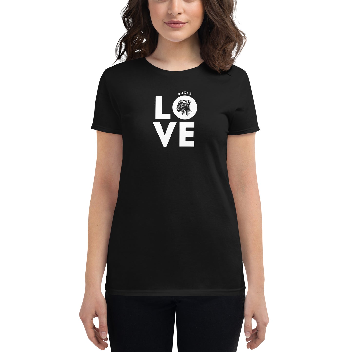 Women's Dog-Lover Graphic T-Shirts - Dog-Lover Tees for Women – Patriotic Tees - Boxer Love.