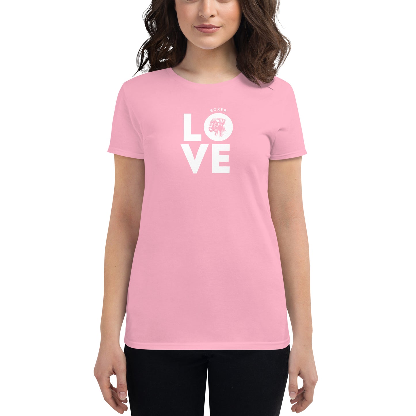 Women's Dog-Lover Graphic T-Shirts - Dog-Lover Tees for Women – Patriotic Tees - Boxer Love.