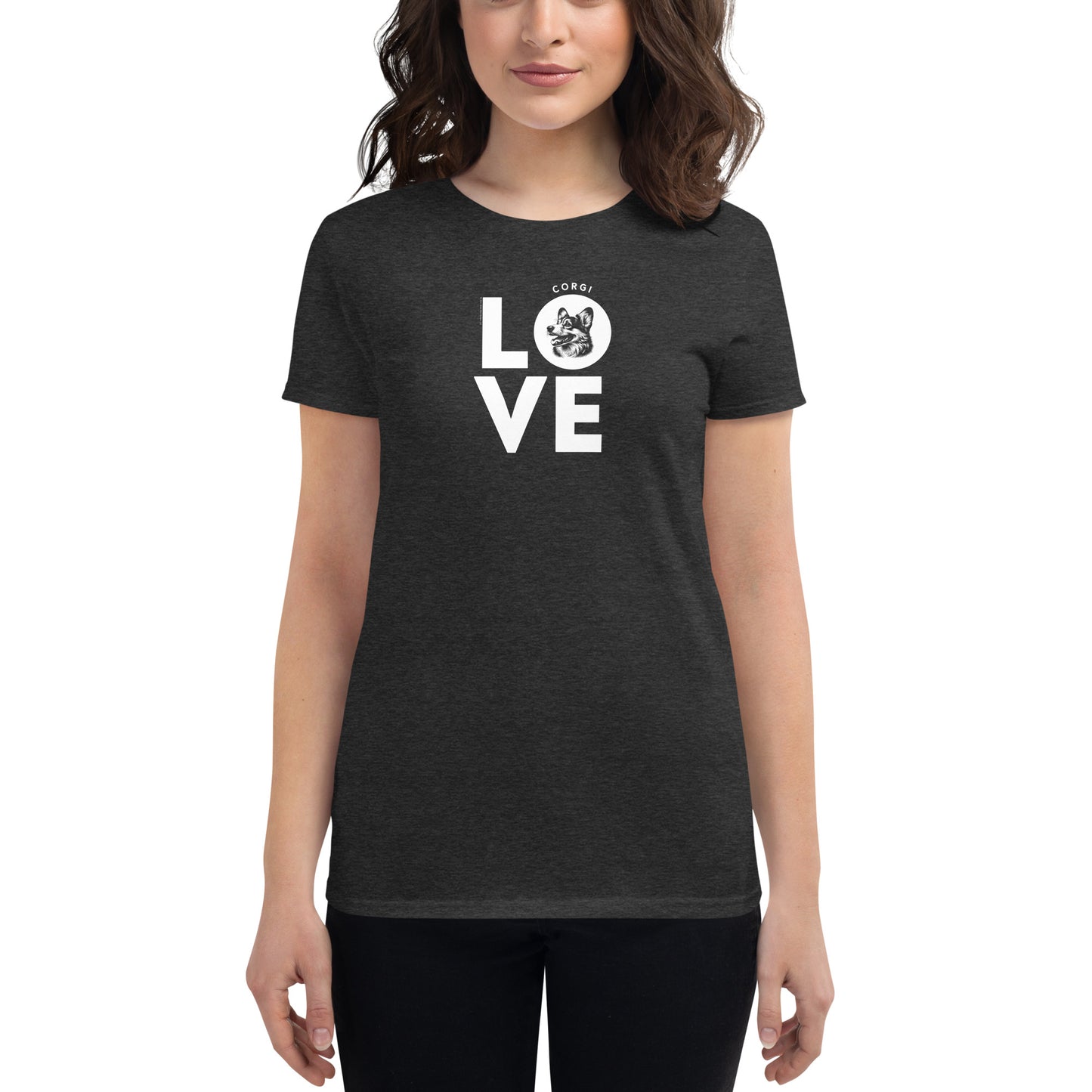 Women's Dog-Lover Graphic T-Shirts - Dog-Lover Tees for Women – Patriotic Tees - Corgi Love.