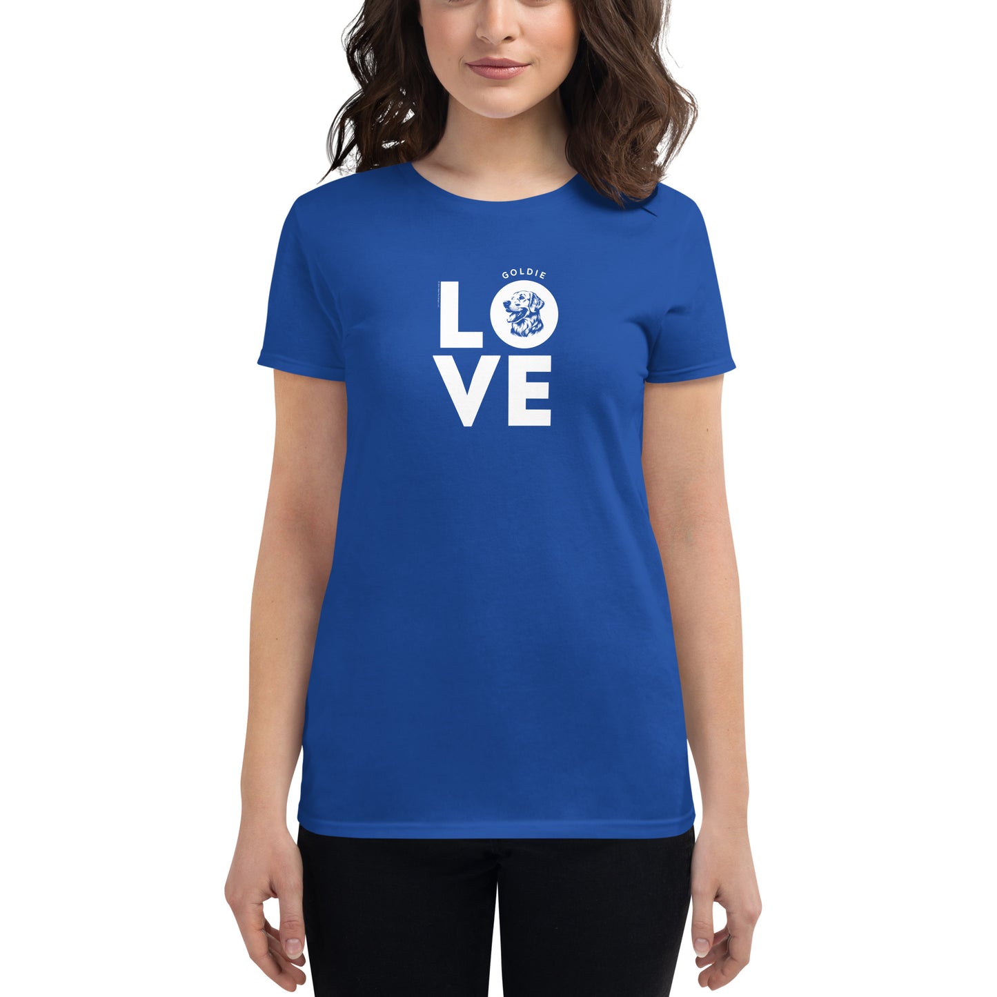 Women's Dog-Lover Graphic T-Shirts - Dog-Lover Tees for Women – Patriotic Tees - Goldie Love.