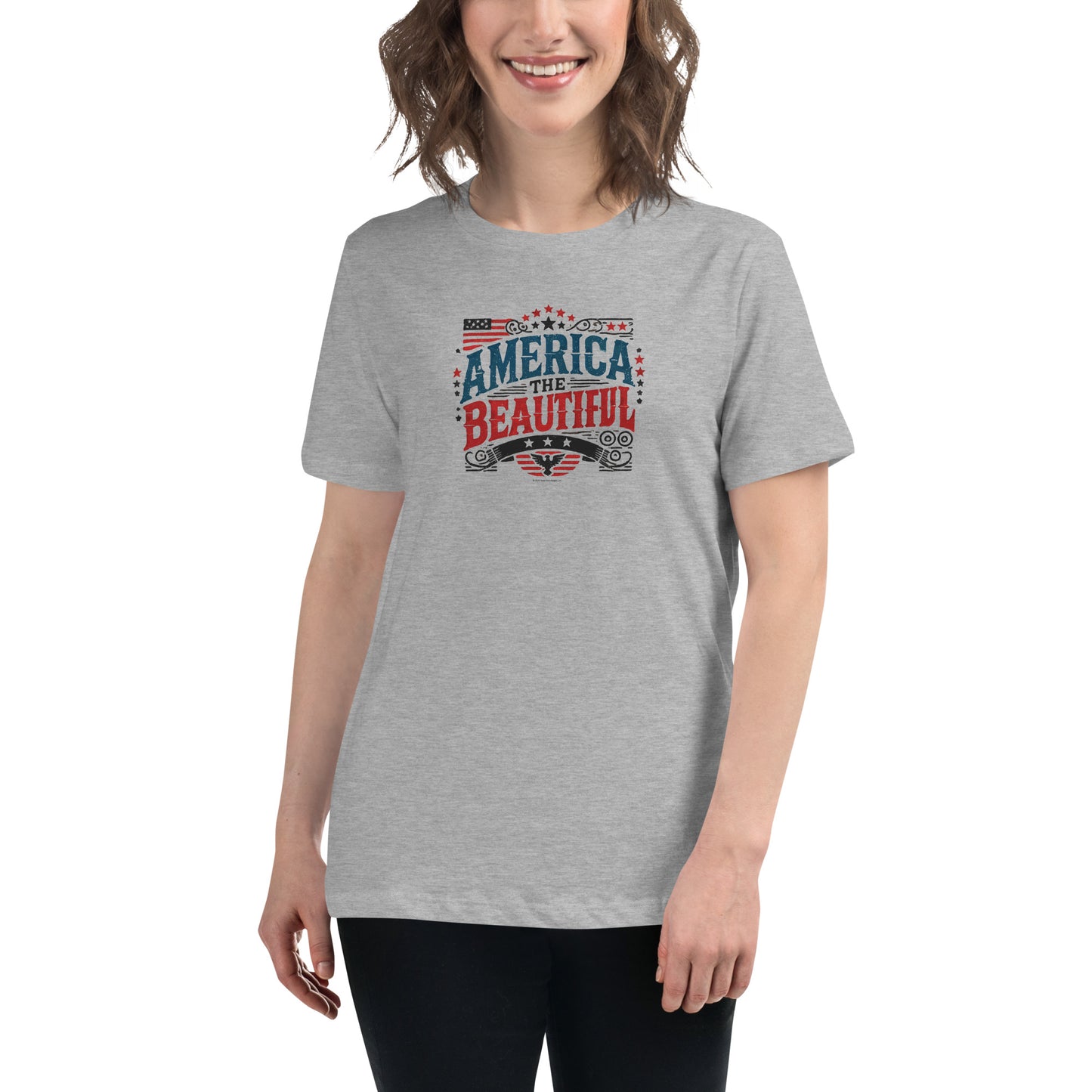 Women's Conservative Graphic T-Shirts - Patriotic T-Shirts for Women – Trump T-Shirts - American Pride Apparel - America the Beautiful Tee.