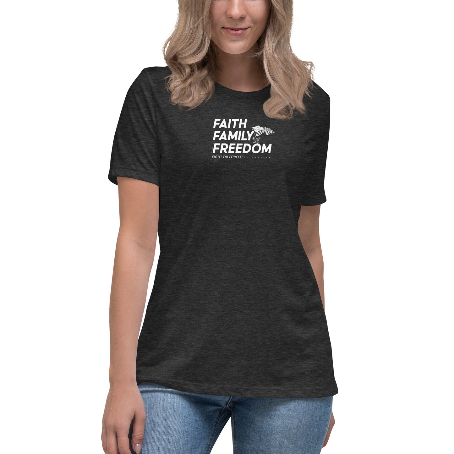 Women's Conservative Graphic T-Shirts - Patriotic T-Shirts for Women – Trump T-Shirts - American Pride Apparel - Faith Family Freedom.