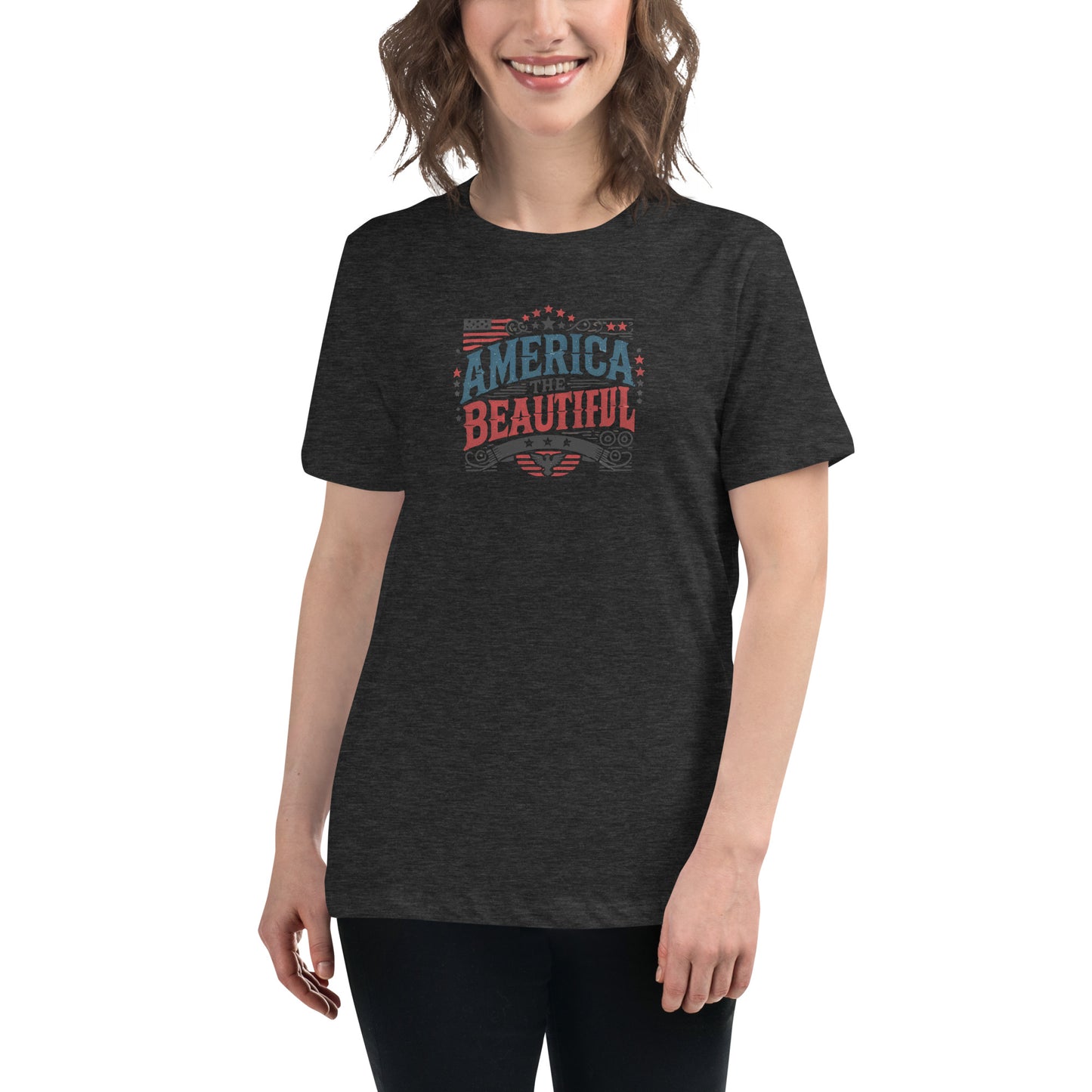 Women's Conservative Graphic T-Shirts - Patriotic T-Shirts for Women – Trump T-Shirts - American Pride Apparel - America the Beautiful Tee.