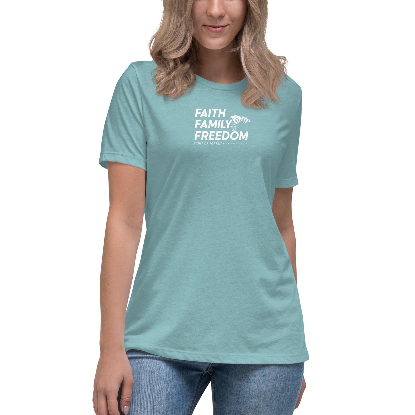 Women's Conservative Graphic T-Shirts - Patriotic T-Shirts for Women – Trump T-Shirts - American Pride Apparel - Faith Family Freedom.