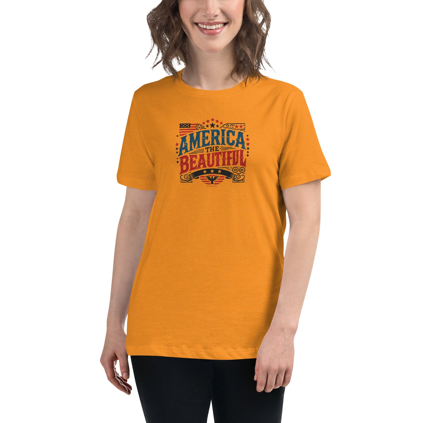 Women's Conservative Graphic T-Shirts - Patriotic T-Shirts for Women – Trump T-Shirts - American Pride Apparel - America the Beautiful Tee.