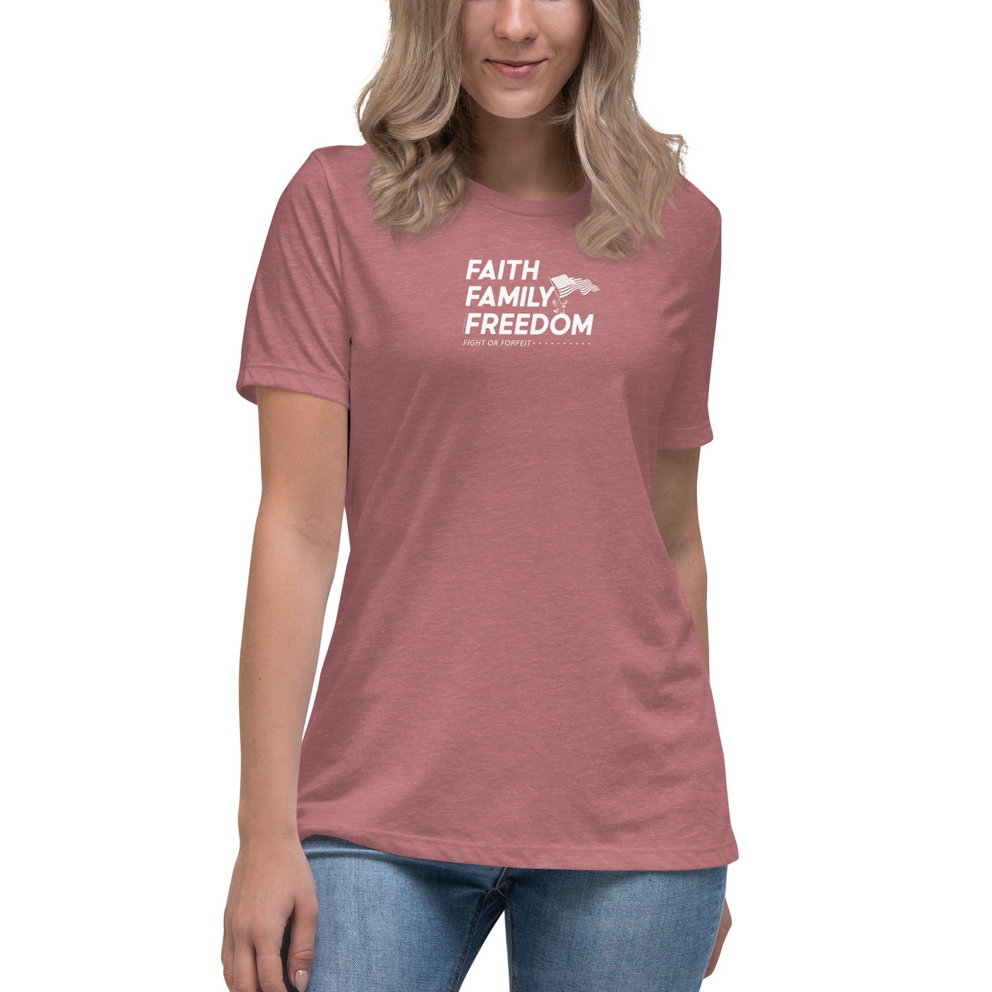 Women's Conservative Graphic T-Shirts - Patriotic T-Shirts for Women – Trump T-Shirts - American Pride Apparel - Faith Family Freedom.