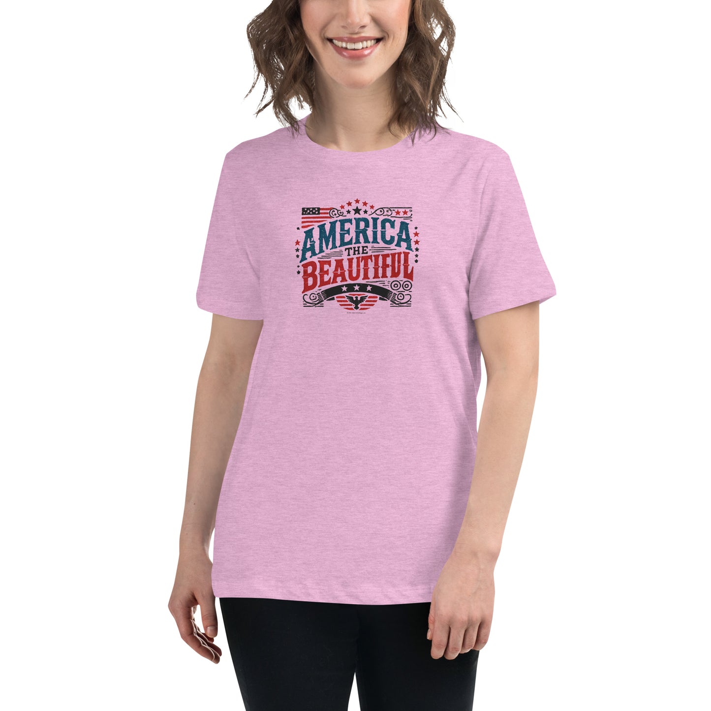 Women's Conservative Graphic T-Shirts - Patriotic T-Shirts for Women – Trump T-Shirts - American Pride Apparel - America the Beautiful Tee.