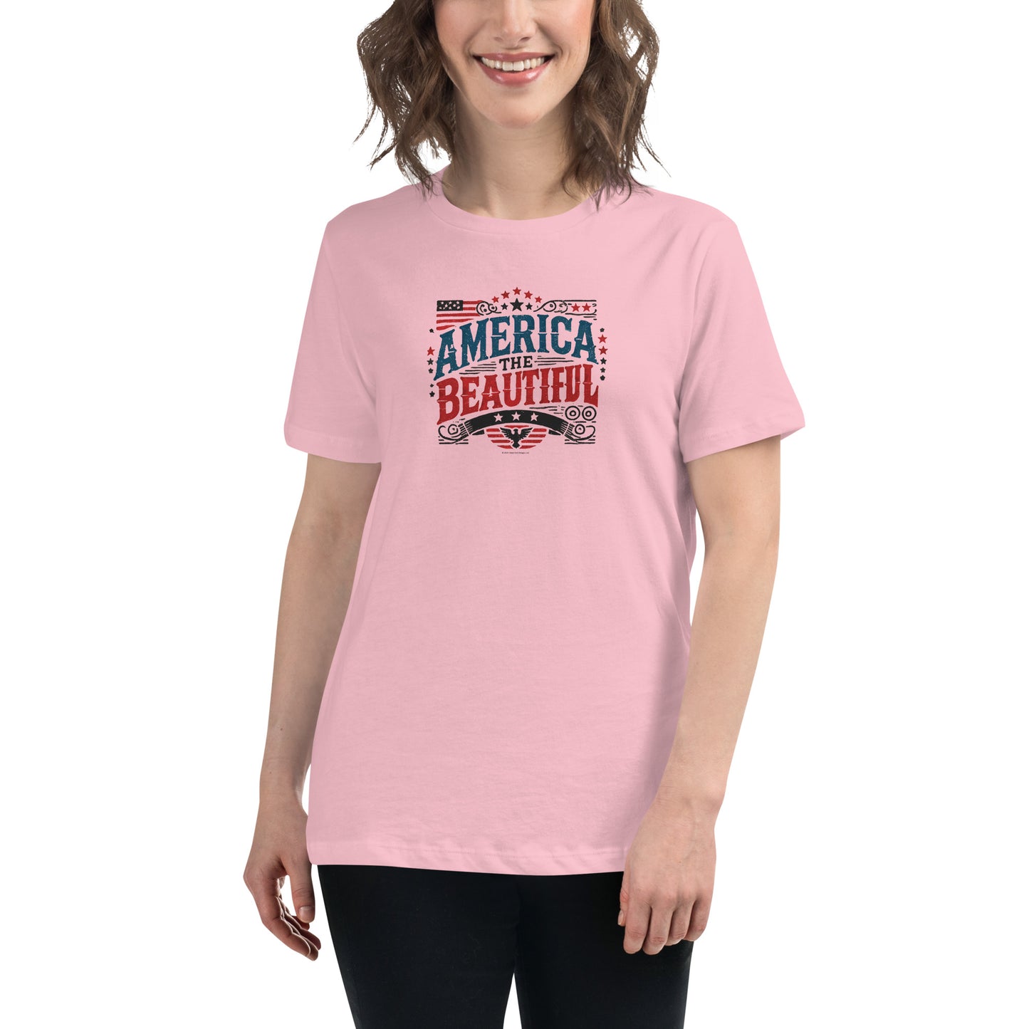 Women's Conservative Graphic T-Shirts - Patriotic T-Shirts for Women – Trump T-Shirts - American Pride Apparel - America the Beautiful Tee.