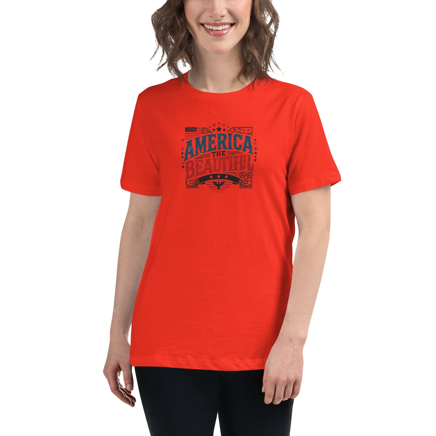 Women's Conservative Graphic T-Shirts - Patriotic T-Shirts for Women – Trump T-Shirts - American Pride Apparel - America the Beautiful Tee.