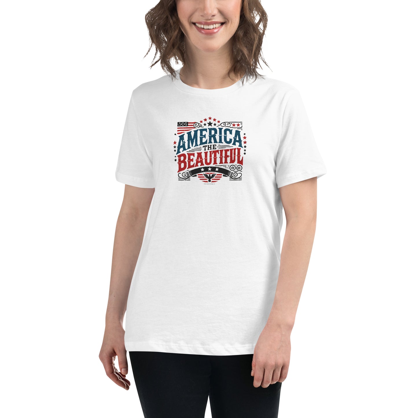 Women's Conservative Graphic T-Shirts - Patriotic T-Shirts for Women – Trump T-Shirts - American Pride Apparel - America the Beautiful Tee.